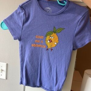 Urban Outfitters “Give me a squeeze” baby tee